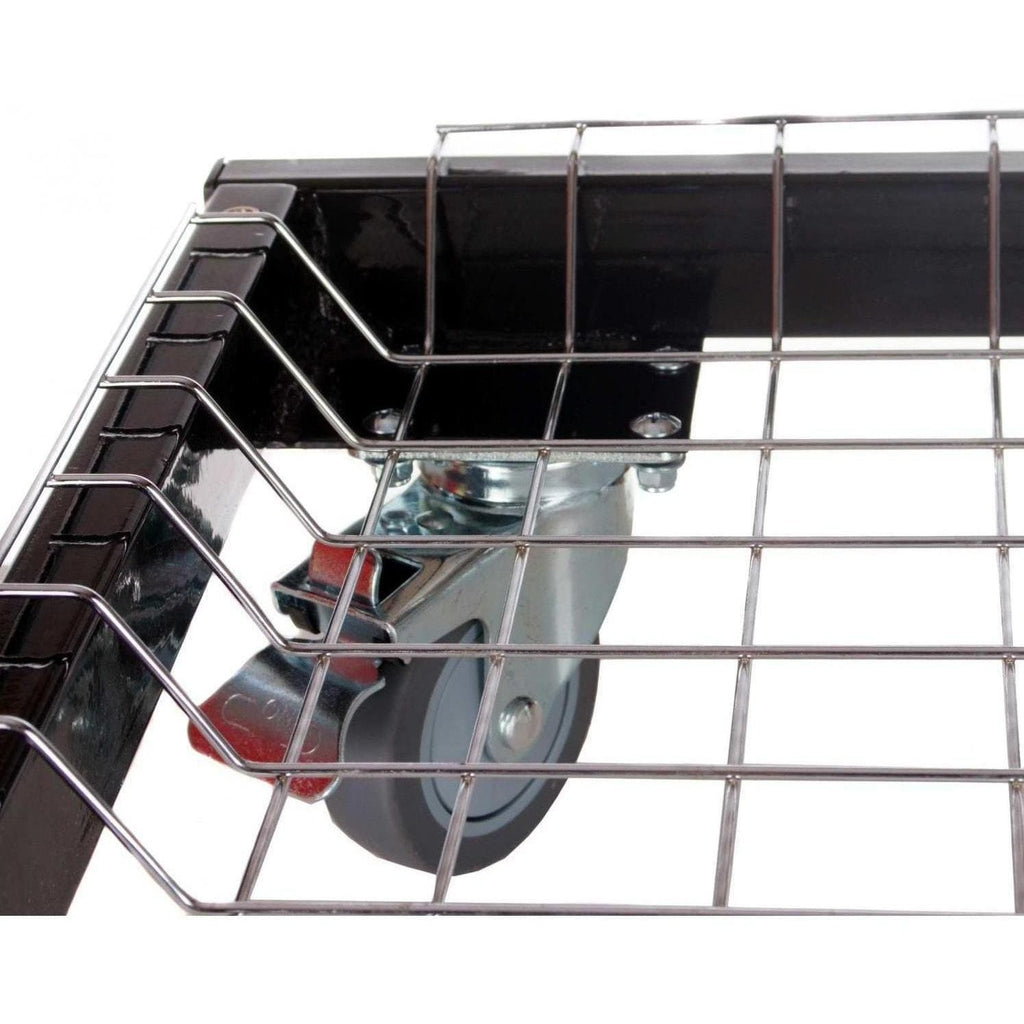 Primo Oval XL 400 Ceramic Kamado Grill On Steel Cart With 1-Piece Island Side Shelves, Cup Holders, And Stainless Steel Grates - 778