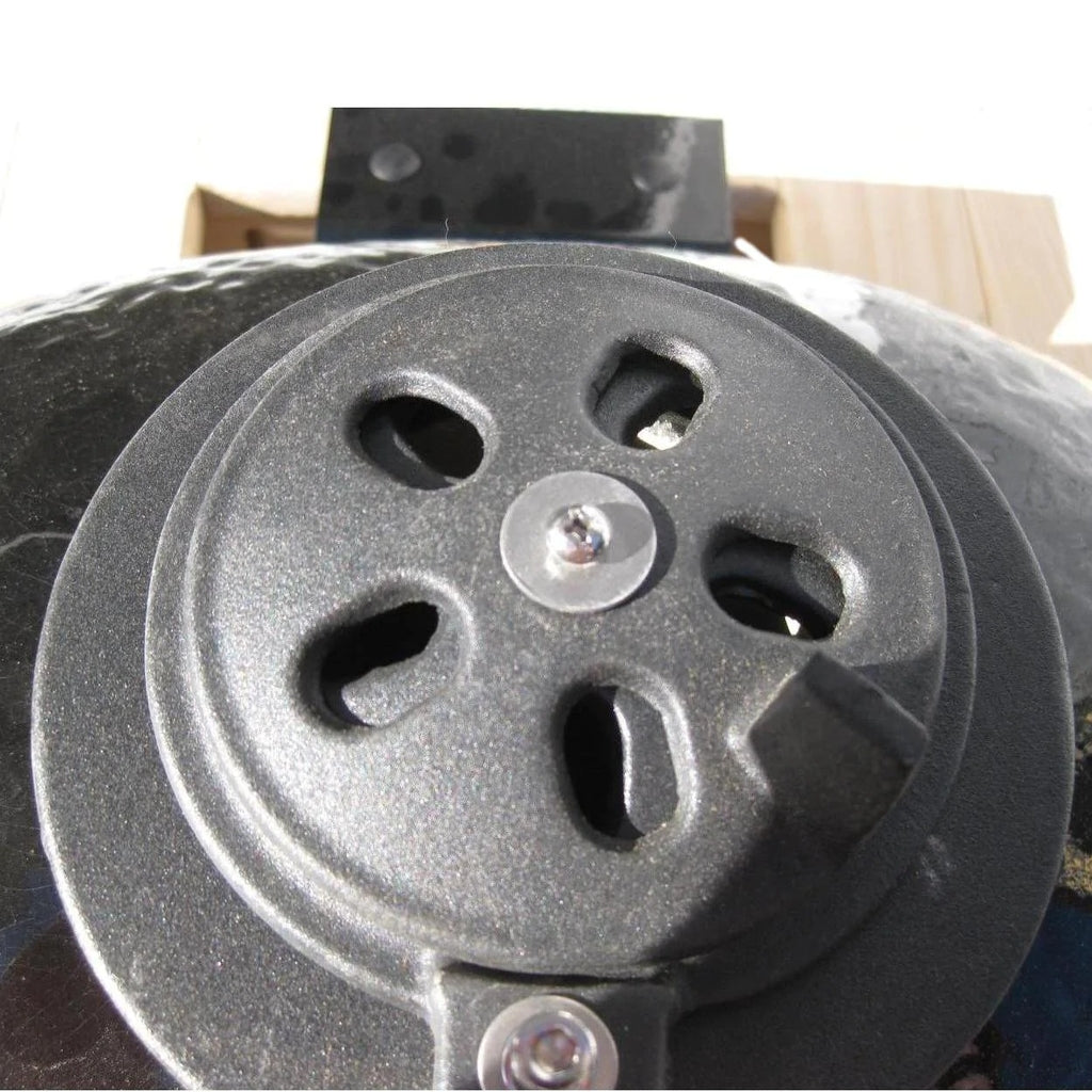 Primo Oval XL 400 Ceramic Kamado Grill On Curved Cypress Table With Stainless Steel Grates - 778 image 3