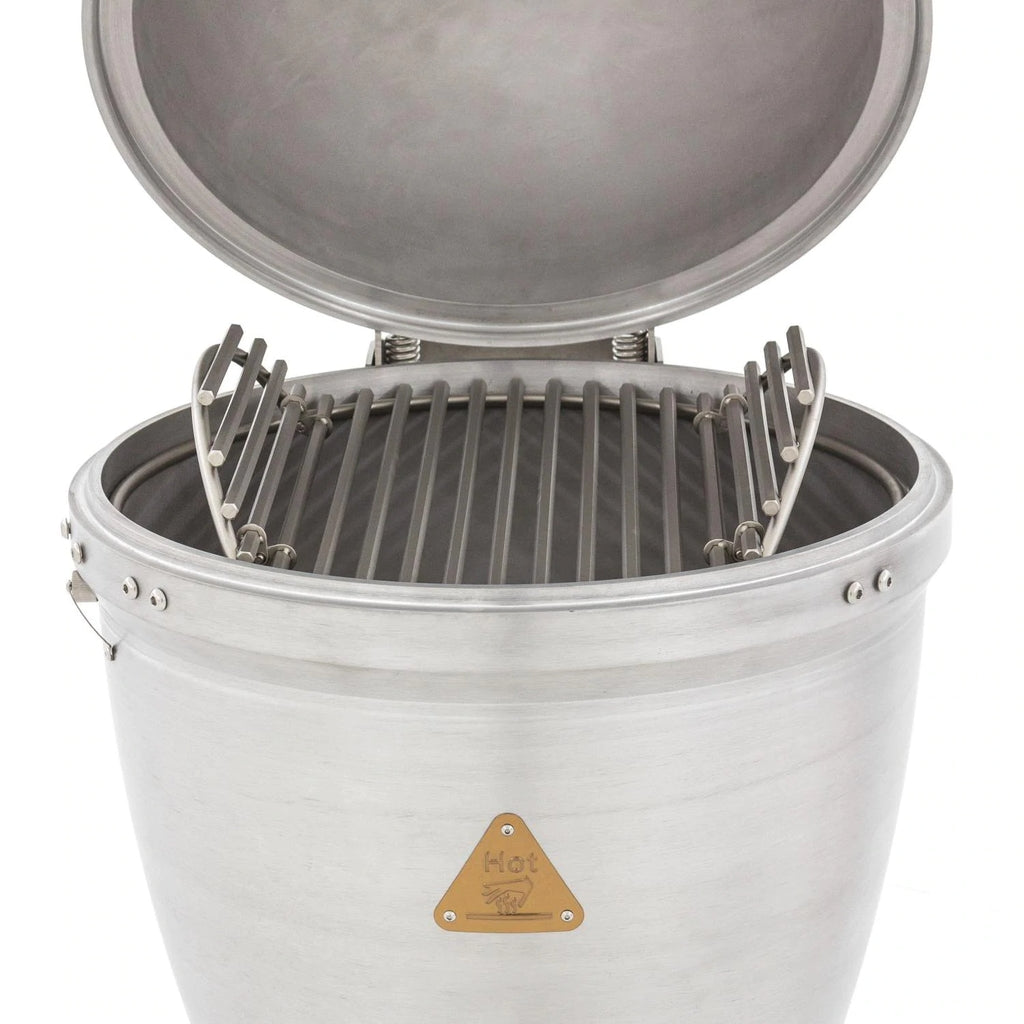 Blaze 20-Inch Cast Aluminum Kamado Grill With Stainless Steel Cart & Tool Hook Shelves - BLZ-20-KAMADO image 4