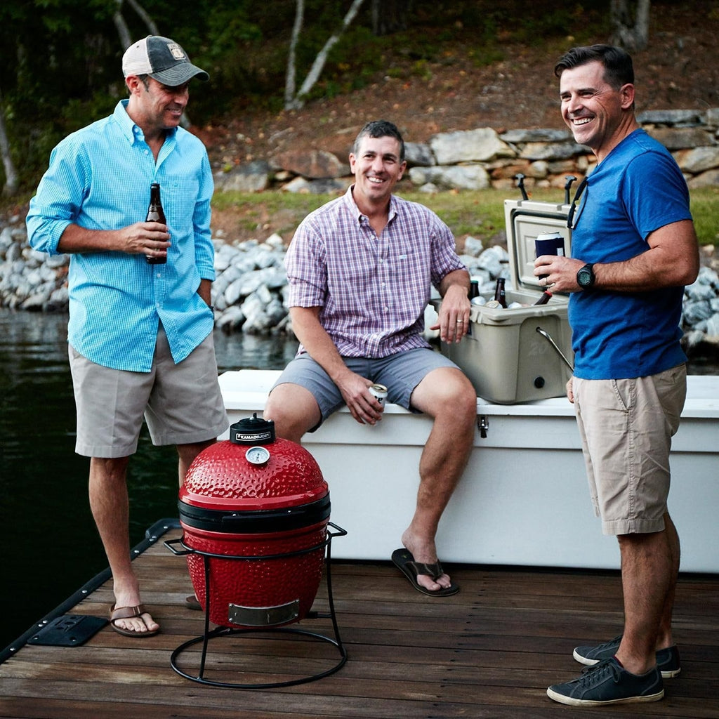 Kamado Joe Joe Jr Ceramic Grill On Stand - KJ13RH image 2