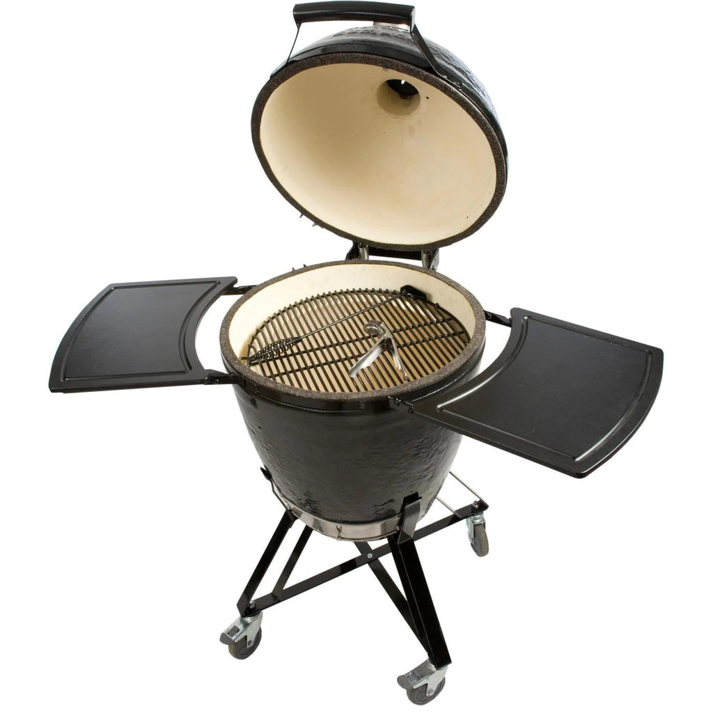 Primo All-In-One Ceramic Kamado Grill With Cradle & Side Shelves - 773 image 1