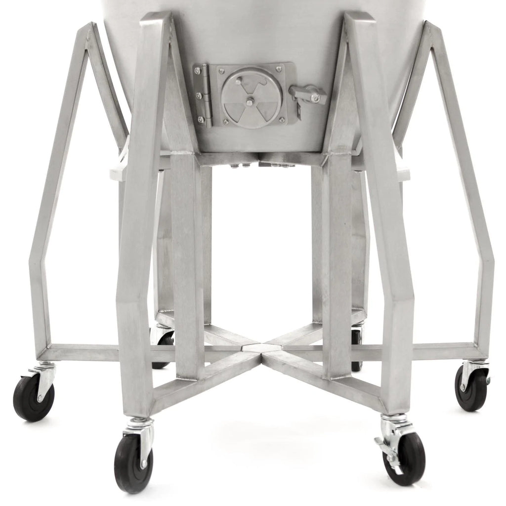 Blaze 20-Inch Cast Aluminum Kamado Grill With Stainless Steel Cart & Tool Hook Shelves - BLZ-20-KAMADO image 21