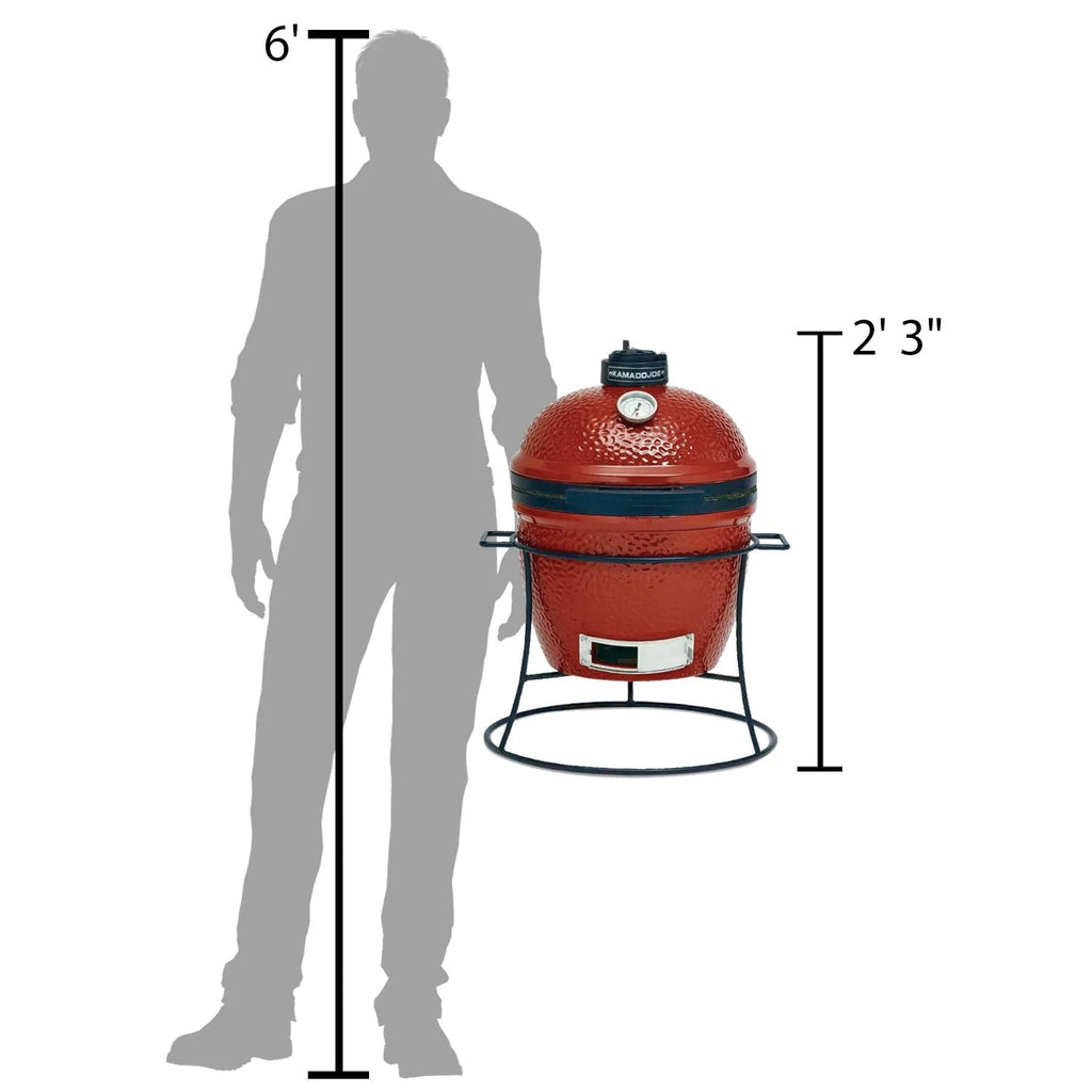 Kamado Joe Joe Jr Ceramic Grill On Stand - KJ13RH image 1