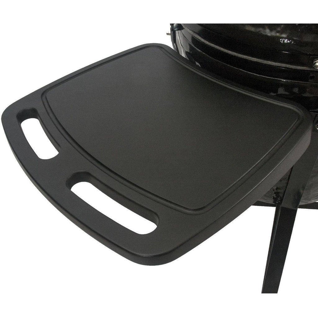 Primo All-In-One Oval Large 300 Ceramic Kamado Grill With Cradle, Side Shelves, And Stainless Steel Grates - 7500 image 1