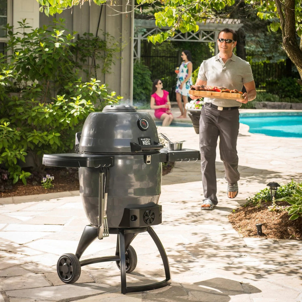 Broil King Keg 5000 Steel Charcoal Kamado Grill - Gray image 2