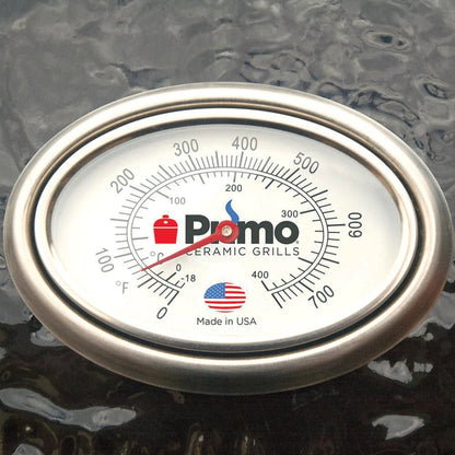 Primo All-In-One Oval Large 300 Ceramic Kamado Grill With Cradle, Side Shelves, And Stainless Steel Grates - 7500 image 3
